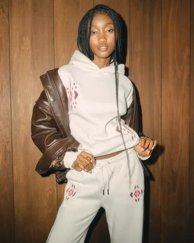 Abercrombie & Fitch Sunday Hoodie In White