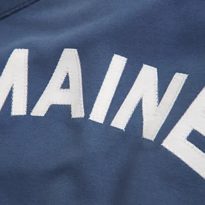 Abercrombie & Fitch Graphic Raglan Classic Sunday Crew In Blue