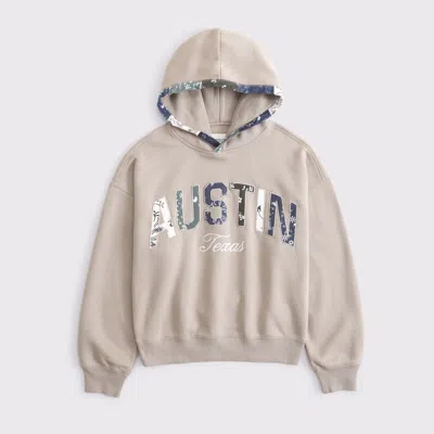 Abercrombie & Fitch Texas Sunday Hoodie In Gold