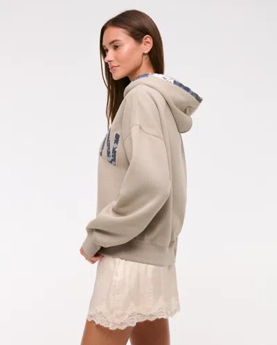 Abercrombie & Fitch Texas Sunday Hoodie In Gold