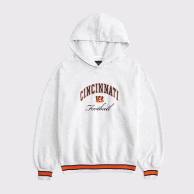 Abercrombie & Fitch Cincinnati Bengals Sunday Hoodie In Gray