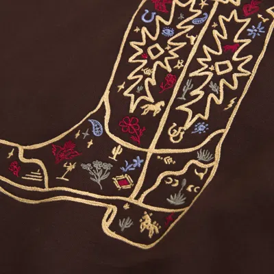 Abercrombie & Fitch Western Sunday Crew In Brown