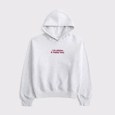 Abercrombie & Fitch Sunday Hoodie In White