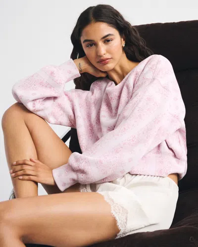 Abercrombie & Fitch Sunday Slash Top In Pink