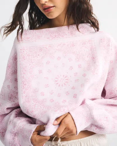 Abercrombie & Fitch Sunday Slash Top In Pink