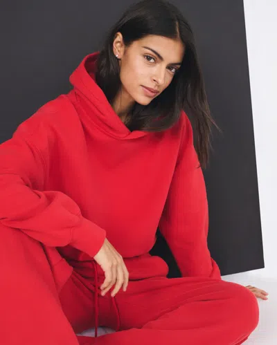 Abercrombie & Fitch Sunday Hoodie In Red