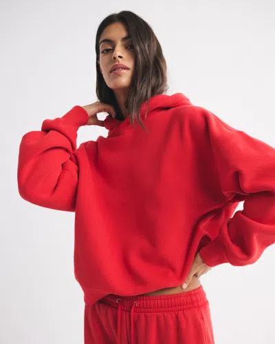 Abercrombie & Fitch Sunday Hoodie In Red