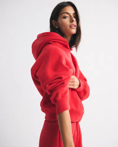 Abercrombie & Fitch Sunday Hoodie In Red