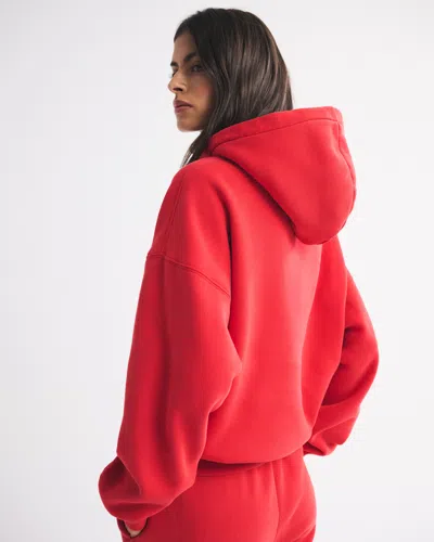 Abercrombie & Fitch Sunday Hoodie In Red