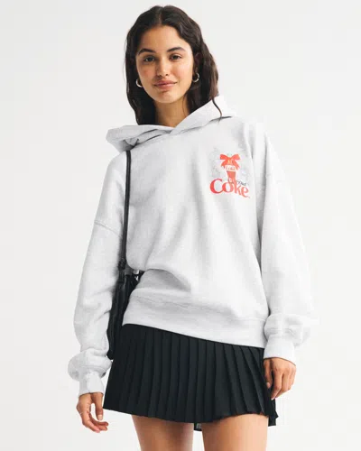 Abercrombie & Fitch Diet Coke Sunday Hoodie In Gray