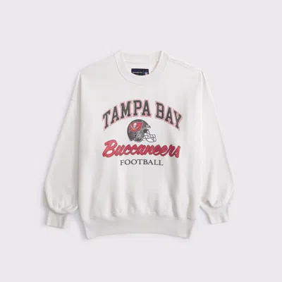 Abercrombie & Fitch Tampa Bay Buccaneers  Sunday Crew In White