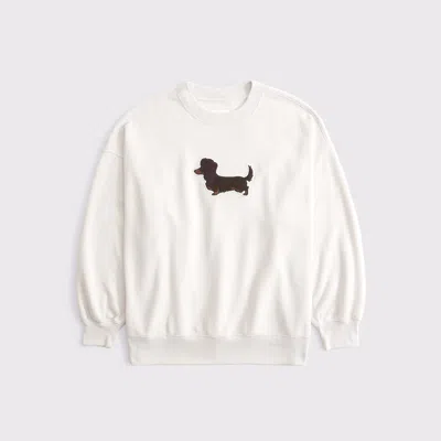 Abercrombie & Fitch Dog  Sunday Crew In Neutral