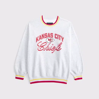 Abercrombie & Fitch Kansas City Chiefs  Sunday Crew In White
