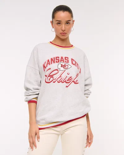 Abercrombie & Fitch Kansas City Chiefs  Sunday Crew In White
