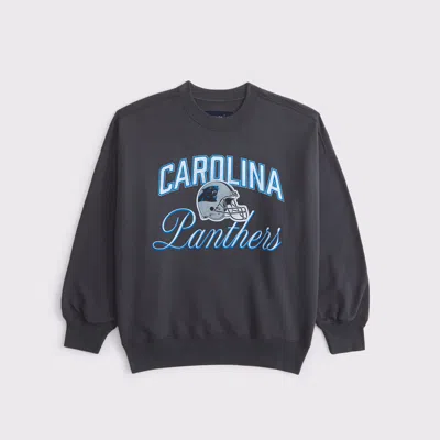 Abercrombie & Fitch Carolina Panthers  Sunday Crew In Gray