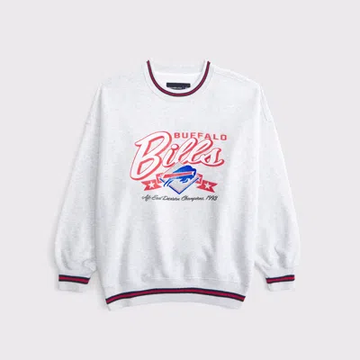 Abercrombie & Fitch Buffalo Bills  Sunday Crew In White