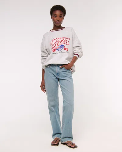 Abercrombie & Fitch Buffalo Bills  Sunday Crew In White