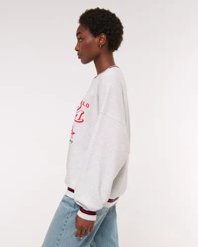 Abercrombie & Fitch Buffalo Bills  Sunday Crew In White