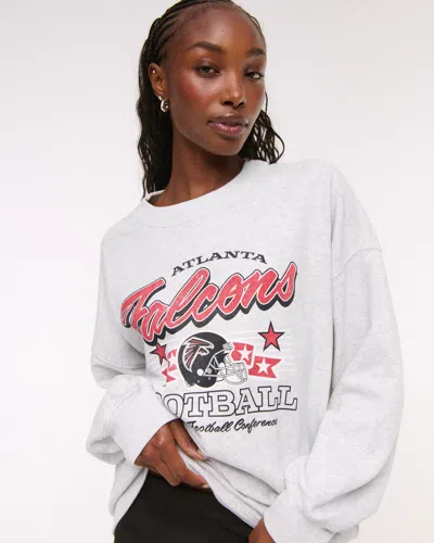 Abercrombie & Fitch Atlanta Falcons  Sunday Crew In White