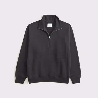 Abercrombie & Fitch Sunday Half-zip In Gray