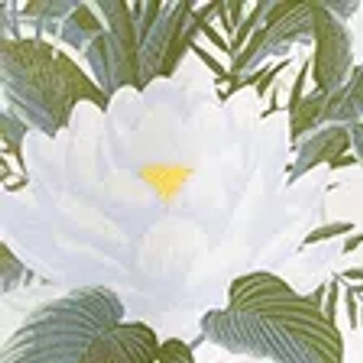 Abercrombie & Fitch The White Lotus Graphic Oversized Sunday Crew In White