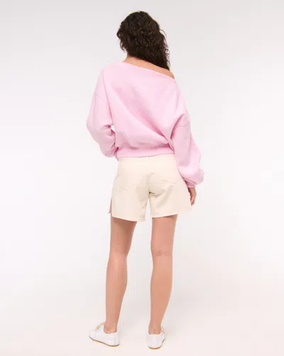 Abercrombie & Fitch Sunday Slash Top In White