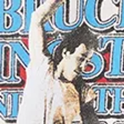 Abercrombie & Fitch Bruce Springsteen Oversized Sunday Crew In White