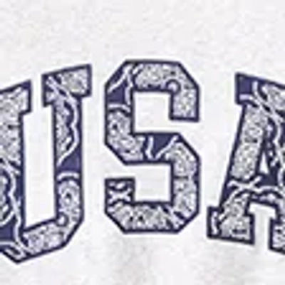 Abercrombie & Fitch Usa Oversized Sunday Crew In Gray