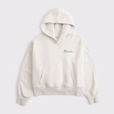 Abercrombie & Fitch Ford Graphic Sunday Hoodie In Sand