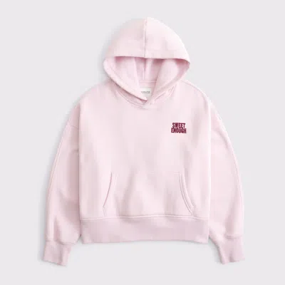 Abercrombie & Fitch Fruit Graphic Hoodie In Pink