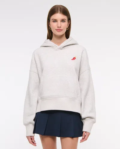 Abercrombie & Fitch Spicy Graphic Hoodie In Gray