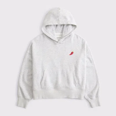 Abercrombie & Fitch Spicy Graphic Hoodie In Gray