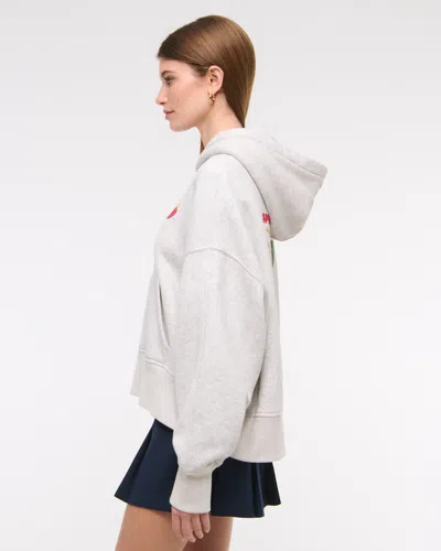 Abercrombie & Fitch Spicy Graphic Hoodie In Gray