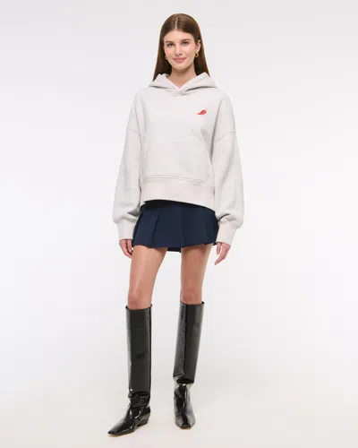 Abercrombie & Fitch Spicy Graphic Hoodie In Gray