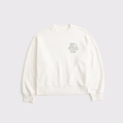 Abercrombie & Fitch Rest & Recharge Classic Sunday Crew In Neutral