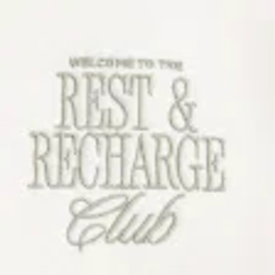 Abercrombie & Fitch Rest & Recharge Classic Sunday Crew In Neutral