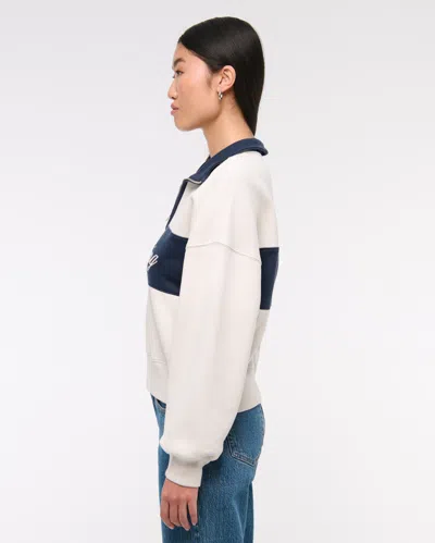 Abercrombie & Fitch Sunday Half-zip In Sand