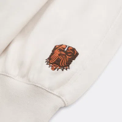 Abercrombie & Fitch Cleveland Browns Graphic Oversized Sunday Crew In White