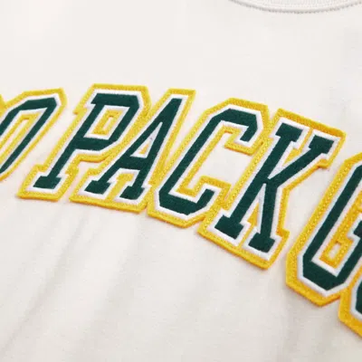 Abercrombie & Fitch Green Bay Packers Graphic Oversized Sunday Crew In Neutral