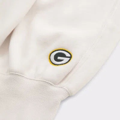 Abercrombie & Fitch Green Bay Packers Graphic Oversized Sunday Crew In Neutral