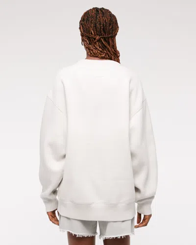 Abercrombie & Fitch Game Day  Sunday Crew In White