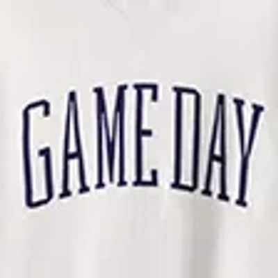 Abercrombie & Fitch Game Day  Sunday Crew In White