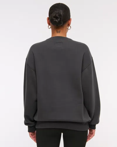 Abercrombie & Fitch Game Day  Sunday Crew In Gray