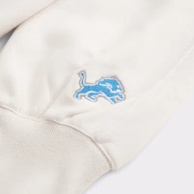 Abercrombie & Fitch Detroit Lions Graphic Oversized Sunday Crew In White