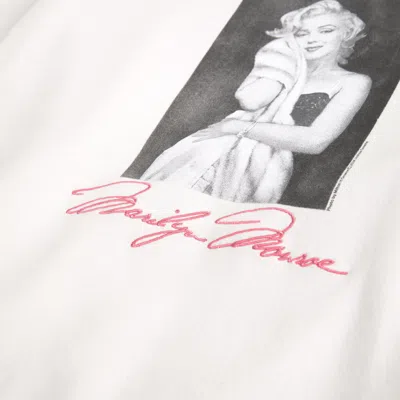 Abercrombie & Fitch Marilyn Monroe  Sunday Crew In White