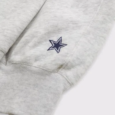 Abercrombie & Fitch Dallas Cowboys Graphic Oversized Sunday Crew In White