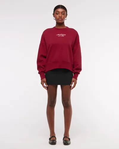 Abercrombie & Fitch Manifesting A Nap Graphic Easy Sunday Crew