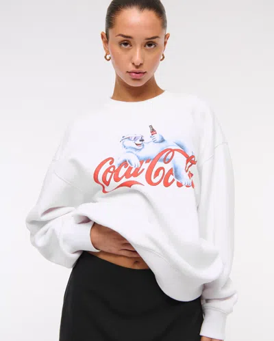 Abercrombie & Fitch Coca-cola  Sunday Crew In Neutral