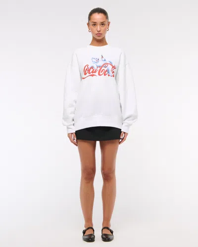 Abercrombie & Fitch Coca-cola  Sunday Crew In Neutral