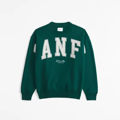 Abercrombie & Fitch Ski Destination Sunday Crew In Green